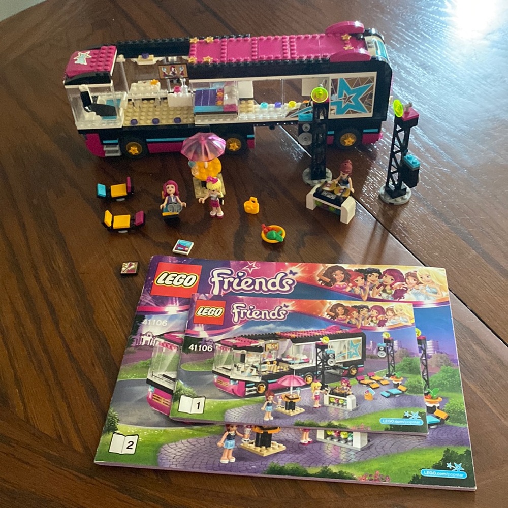 Lego friends 41106 pop star tour bus